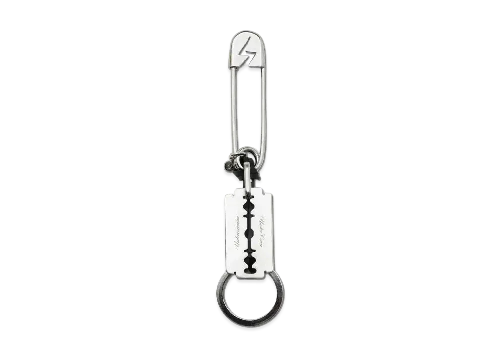 UNDERCOVER Brass Safety Pinky Ring "Black/Silver"