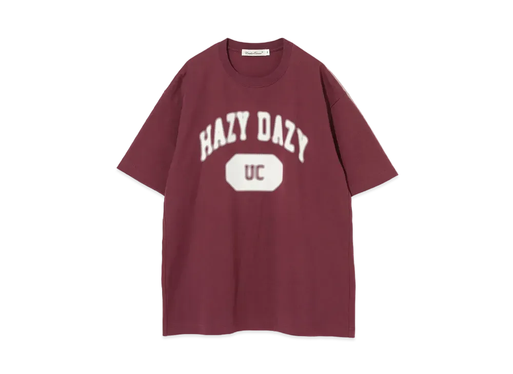 UNDERCOVER Cotton T-Shirt "Bordeaux"
