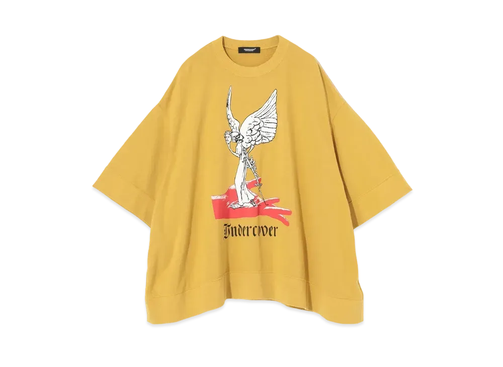 UNDERCOVER Cotton Sweatshirt Wide T-Shirt "Mustard"