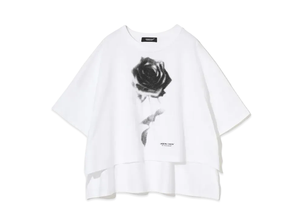 UNDERCOVER Cotton Short Wide T-Shirt "White"