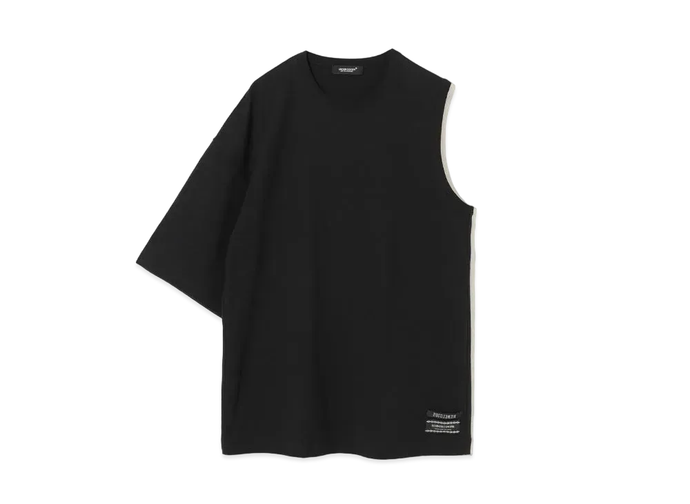 UNDERCOVER Cotton Asymmetric T-Shirt "Black"