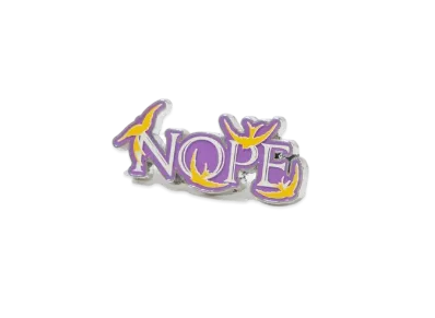 UNDERCOVER Brass Pin Badges "Silver"