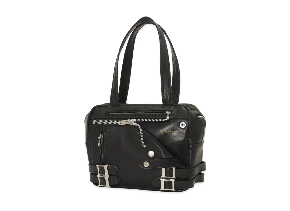 UNDERCOVER Cow Leather Rider Bag Small "Black"