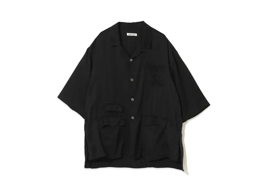 UNDERCOVER Cupra Open Collar Shirt "Black"