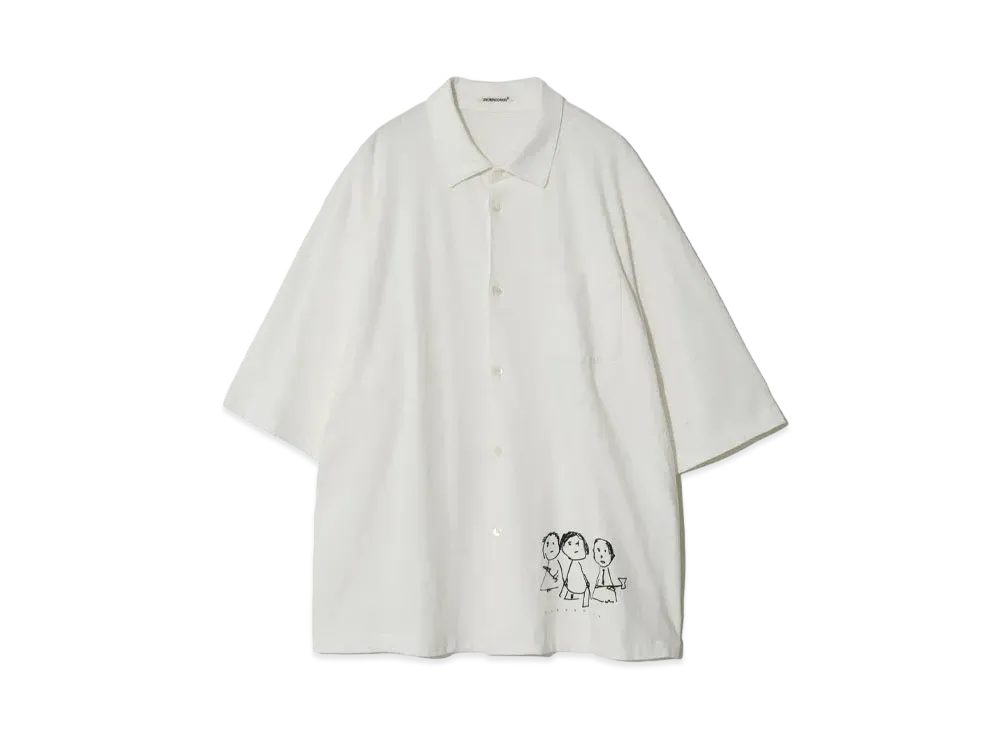 UNDERCOVER Cotton Jersey Shirt "Off White"