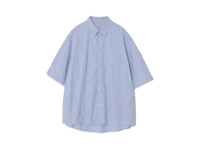 UNDERCOVER Cotton Striped Shirt "Blue"