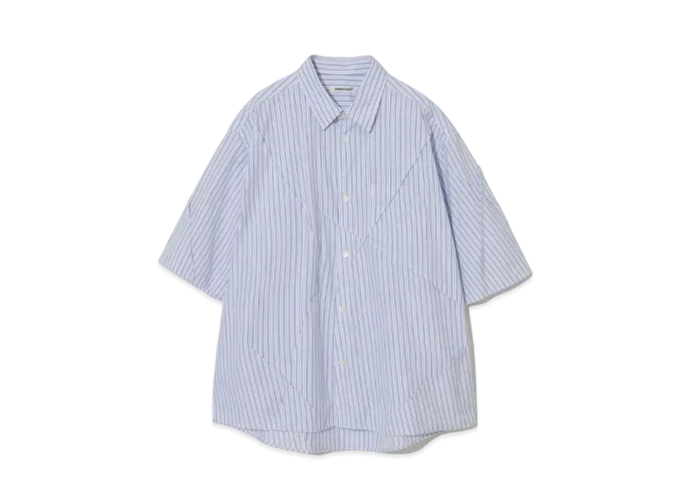 UNDERCOVER Cotton Striped Shirt "White"