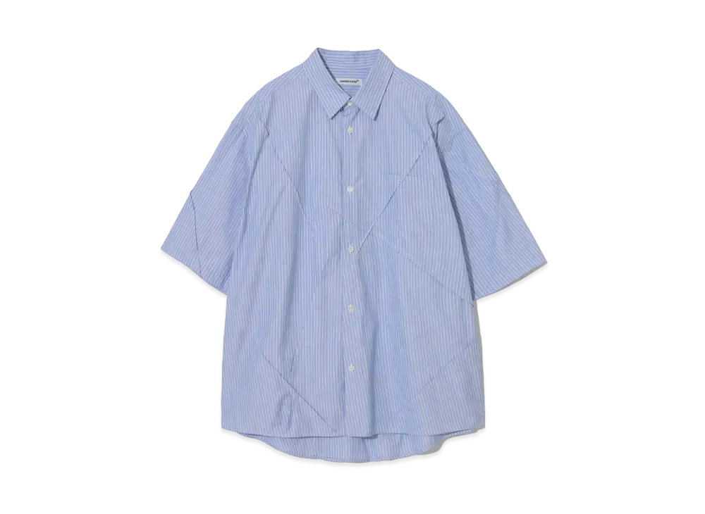 UNDERCOVER Cotton Striped Shirt "Navy"