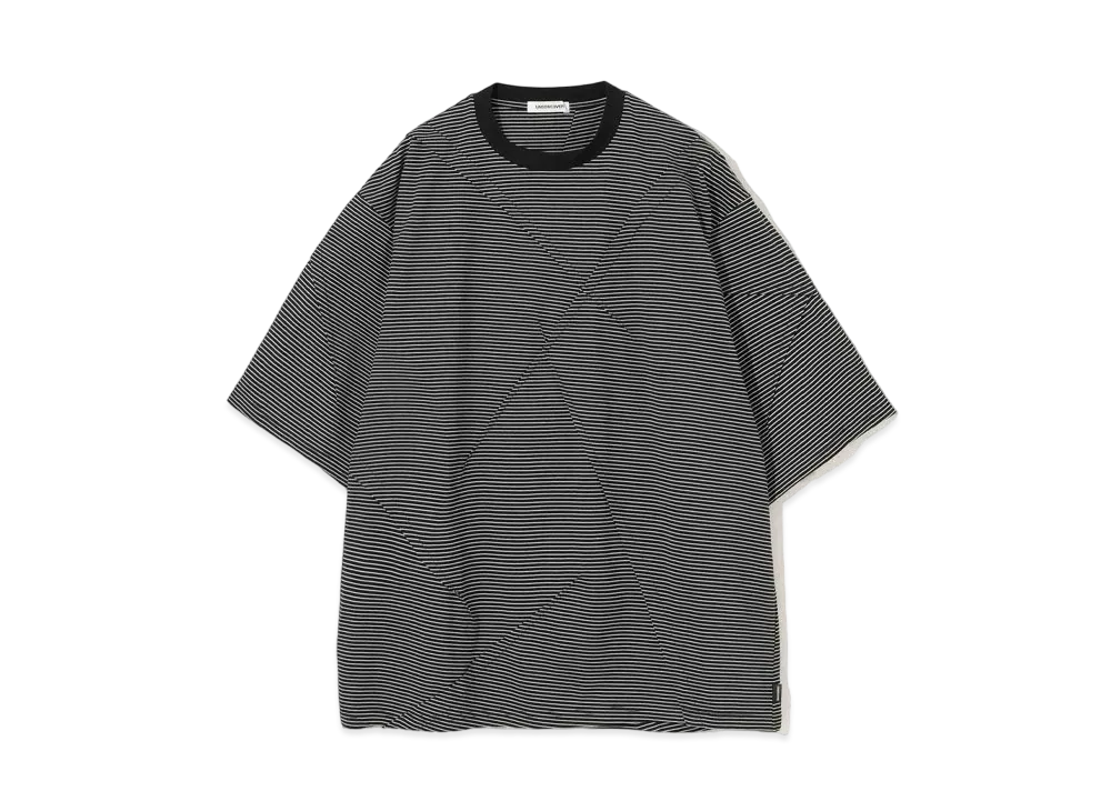 UNDERCOVER Cotton Border T-Shirt "Black"