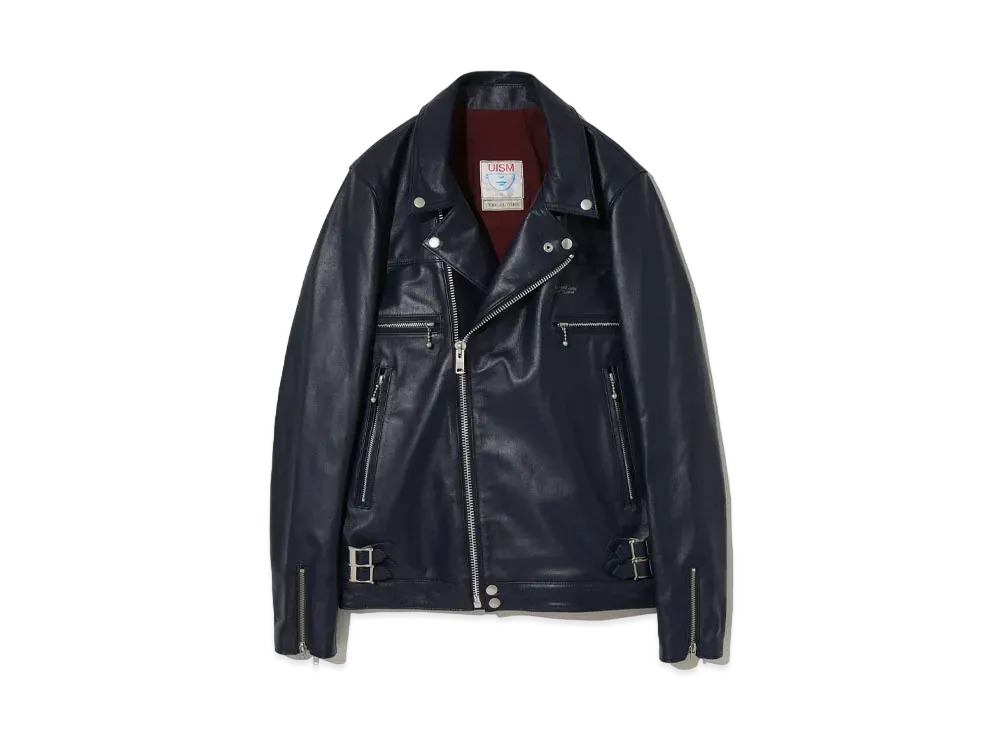 UNDERCOVER Cow Leather Rider Jacket "Black"