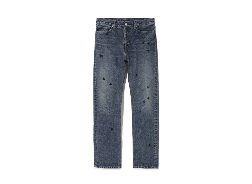 UNDERCOVER Used Processing Denim Pants "Light Blue Indigo"