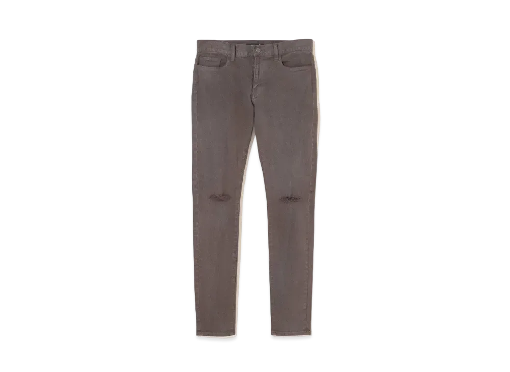 UNDERCOVER Knee Ripped Stretch Pants "Charcoal"