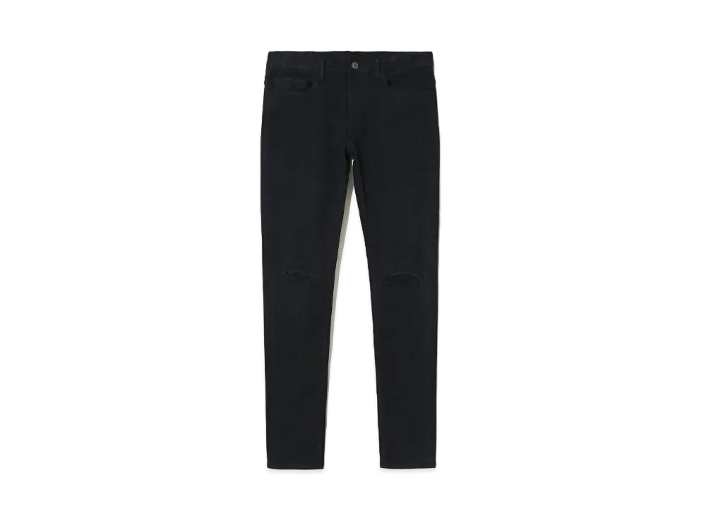 UNDERCOVER Knee Ripped Stretch Pants "Black"