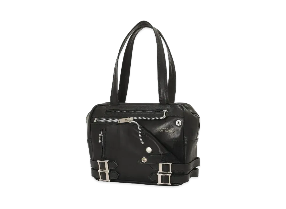 UNDERCOVER Cow Leather Rider Bag Small Size "Black"