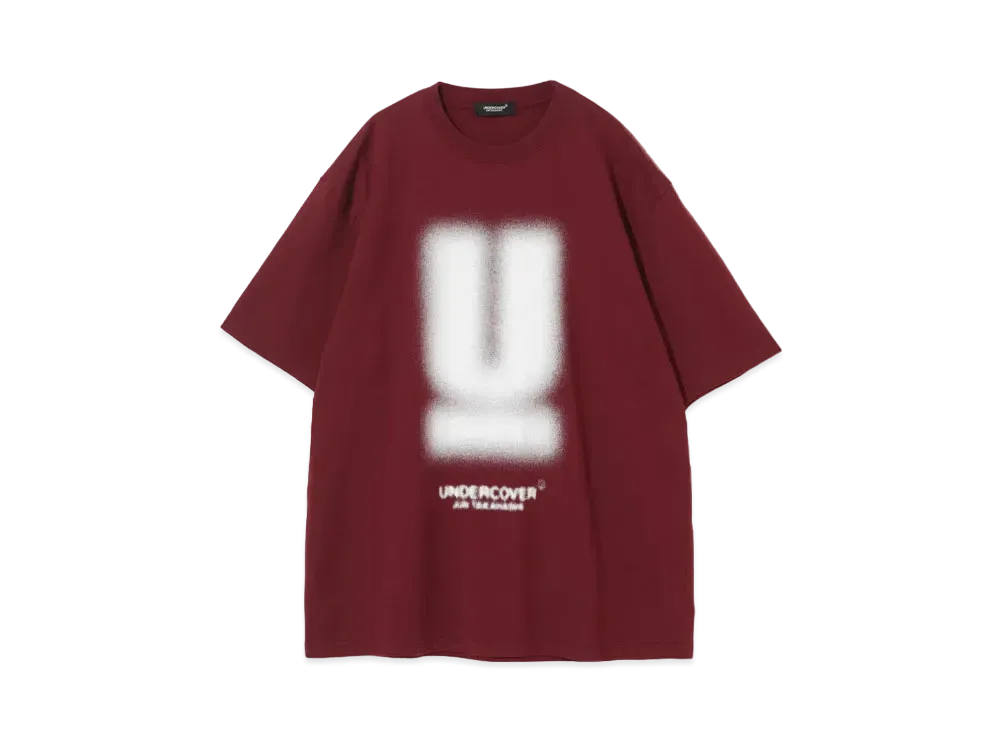 UNDERCOVER Cotton T-Shirt "Bordeaux"