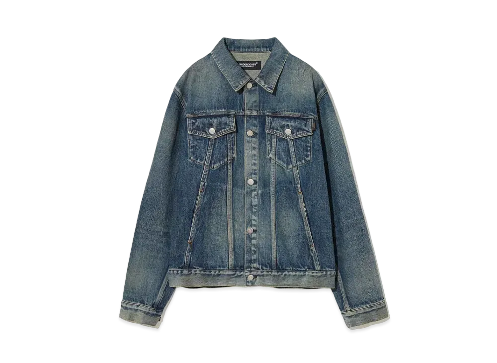 UNDERCOVER Twin Peaks Denim Jacket "Light Blue Indigo"