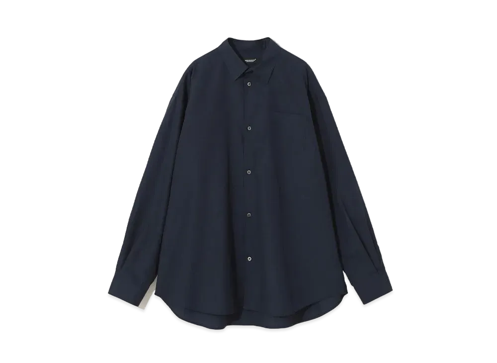 UNDERCOVER Twin Peaks Cotton Broad Shirt "Navy"