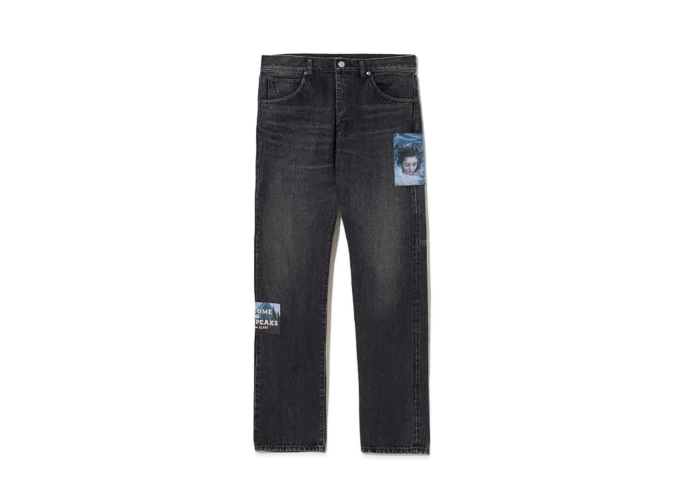 UNDERCOVER Twin Peaks Cotton Denim Pants "Black"
