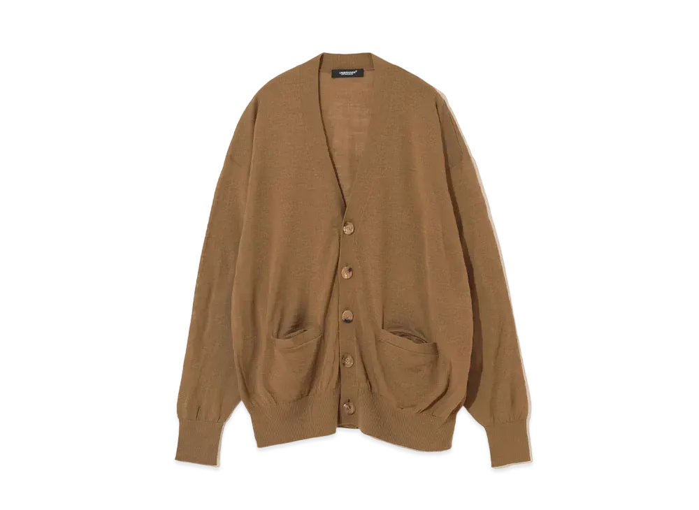 UNDERCOVER Twin Peaks Knit Cardigan "Khaki Beige"