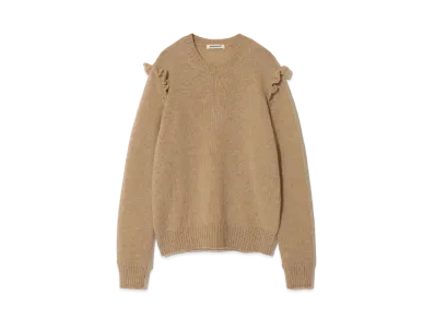 UNDERCOVER Wool Frill Pullover Knit "Light Beige"