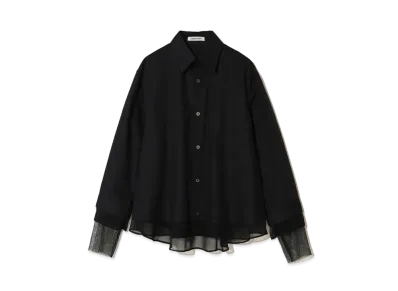 UNDERCOVER Cotton Flare Shirt "Black"