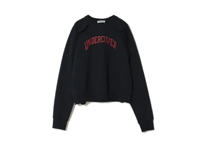 UNDERCOVER Cotton Sweatshirt Frill Pullover "Navy"
