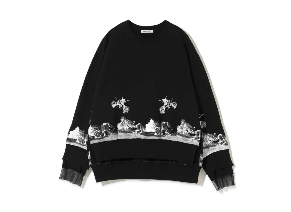 UNDERCOVER Cotton Sweatshirt Pullover "Black"