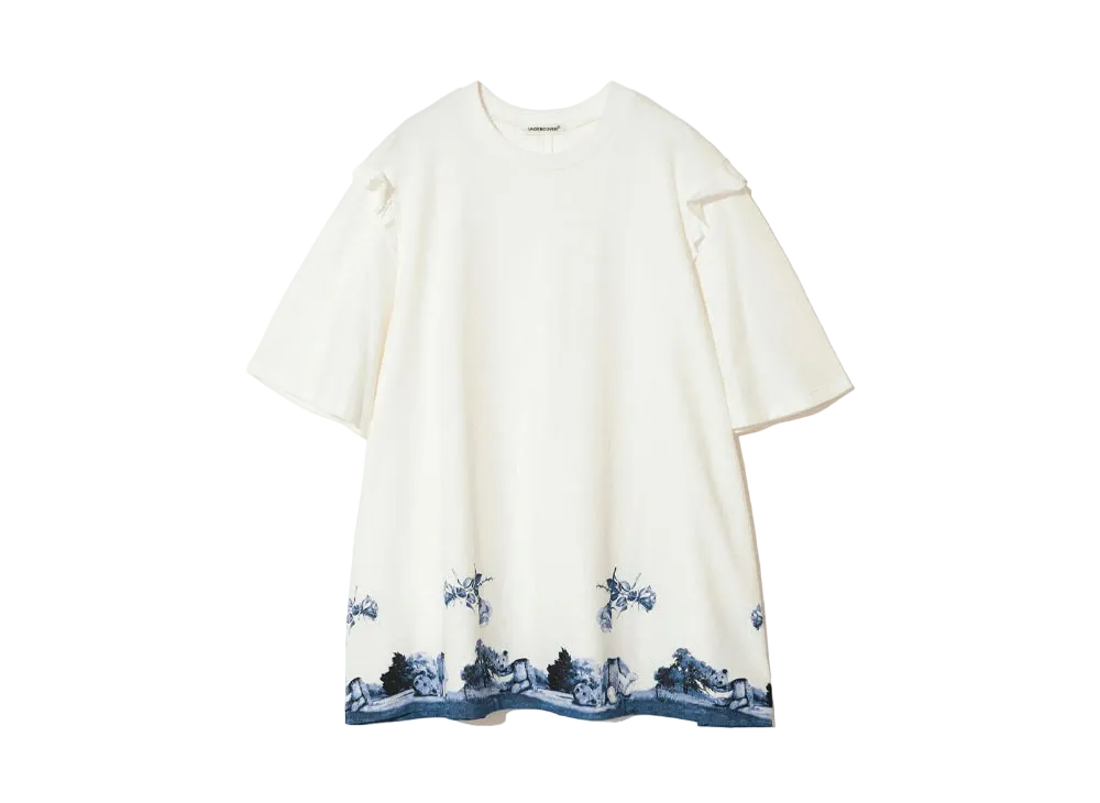 UNDERCOVER Cotton Frill T-Shirt "White"