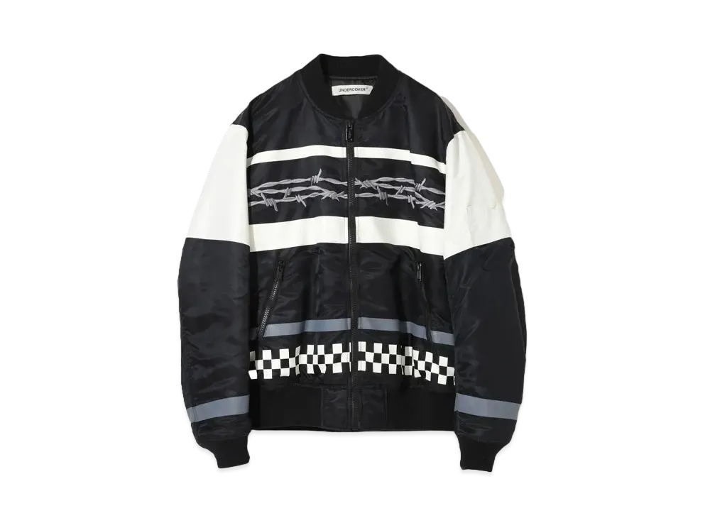 UNDERCOVER Nylon Padded MA-1 "Black"