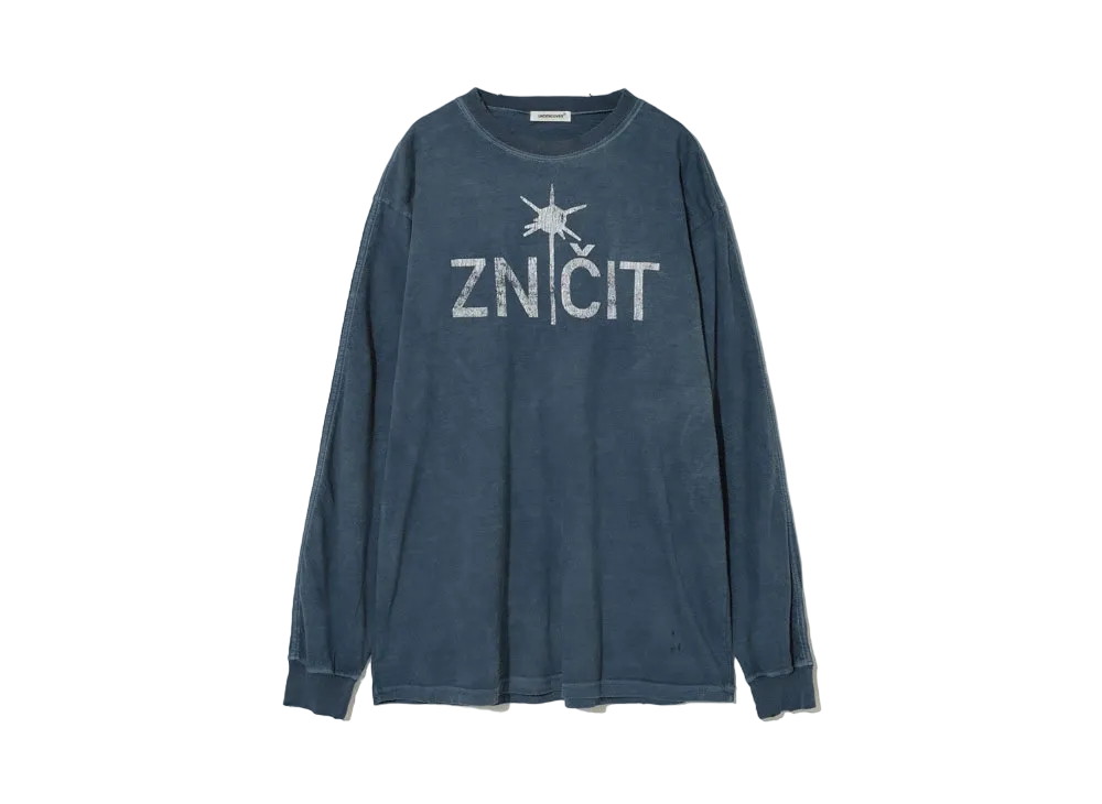 UNDERCOVER Cotton Long Sleeve T-Shirt "Gray Blue"