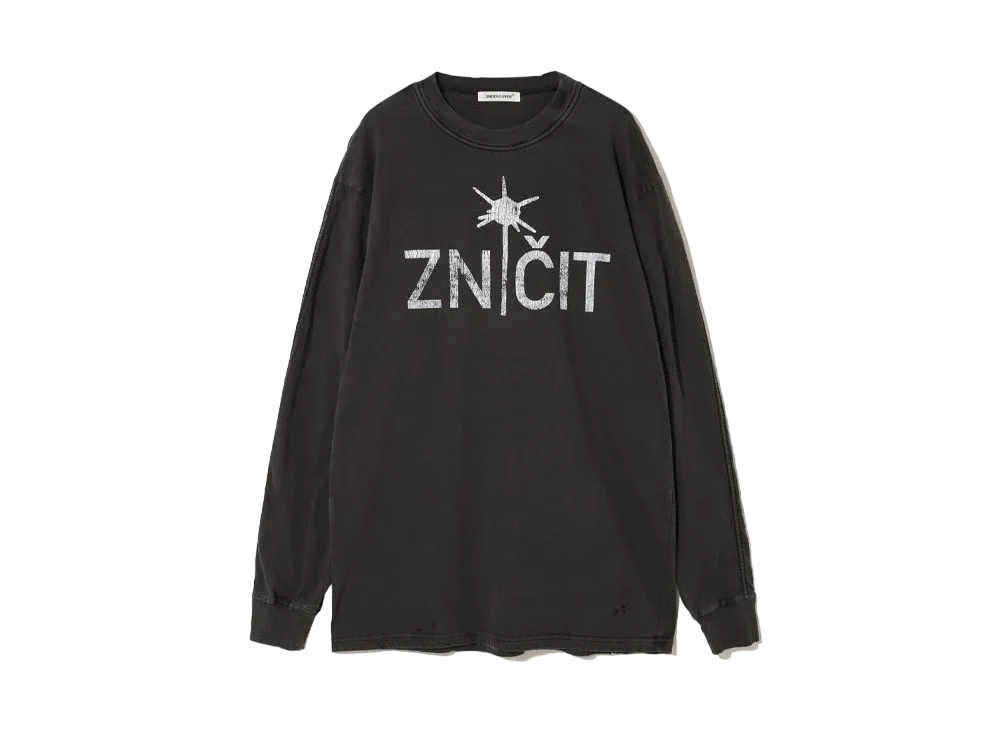 UNDERCOVER Cotton Long Sleeve T-Shirt "Charcoal"