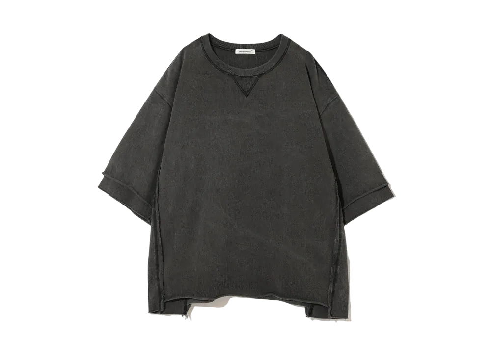 UNDERCOVER Cotton Layered Top "Charcoal"
