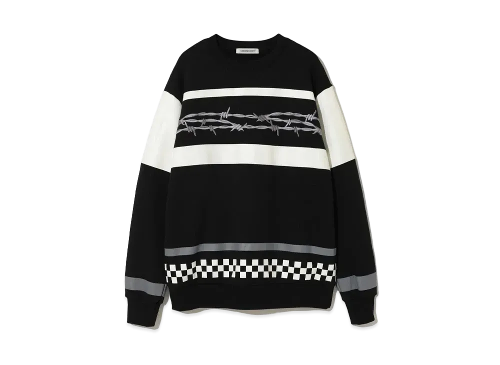 UNDERCOVER Cotton Fleece Pullover "Black"