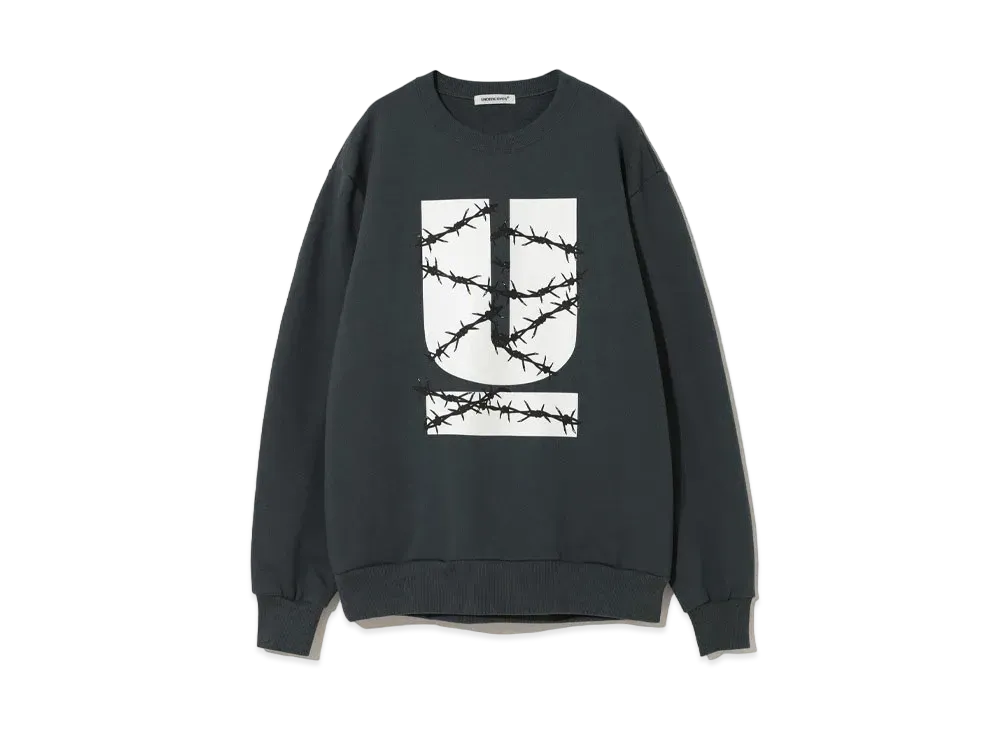 UNDERCOVER Cotton Fleece Pullover "Gray Green"