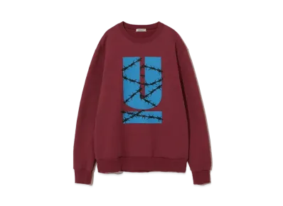 UNDERCOVER Cotton Fleece Pullover "Wine"