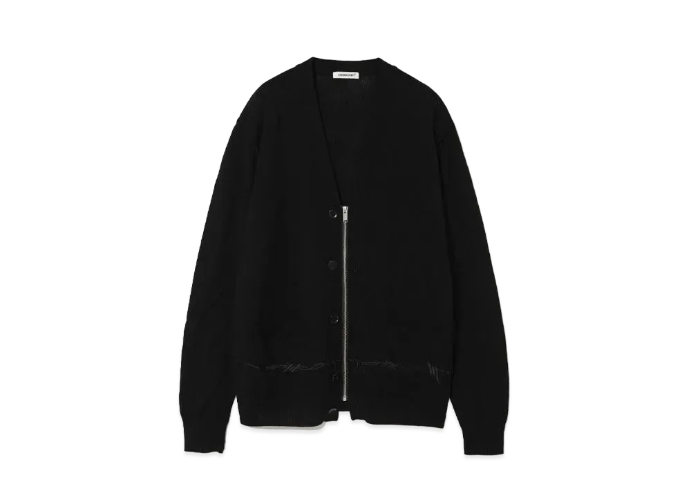 UNDERCOVER Wool Knit Cardigan "Black"