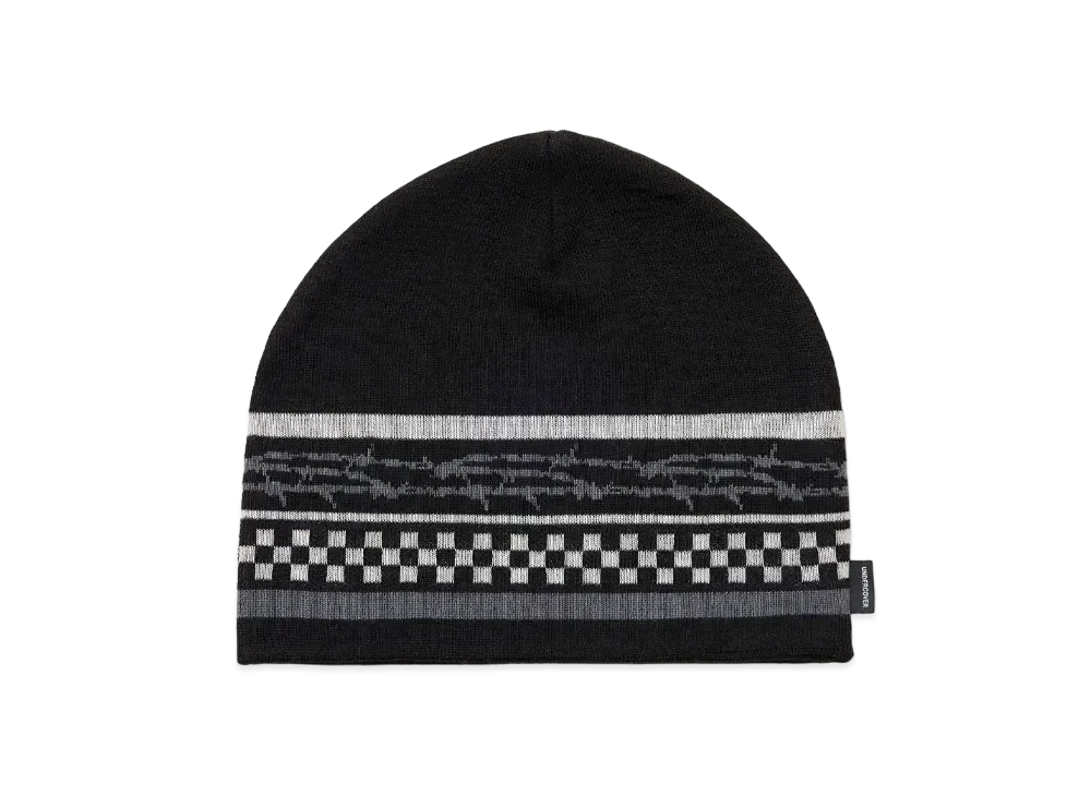 UNDERCOVER Wool-Cotton Beanie "Black"