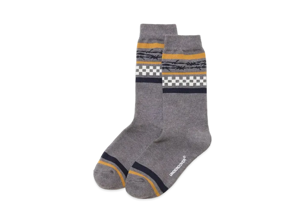 UNDERCOVER Nylon Acrylic Cotton Socks "Gray"