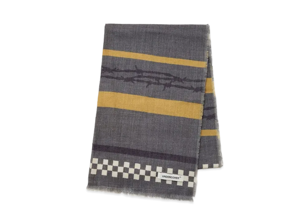 UNDERCOVER Wool Biella Stole "Gray"