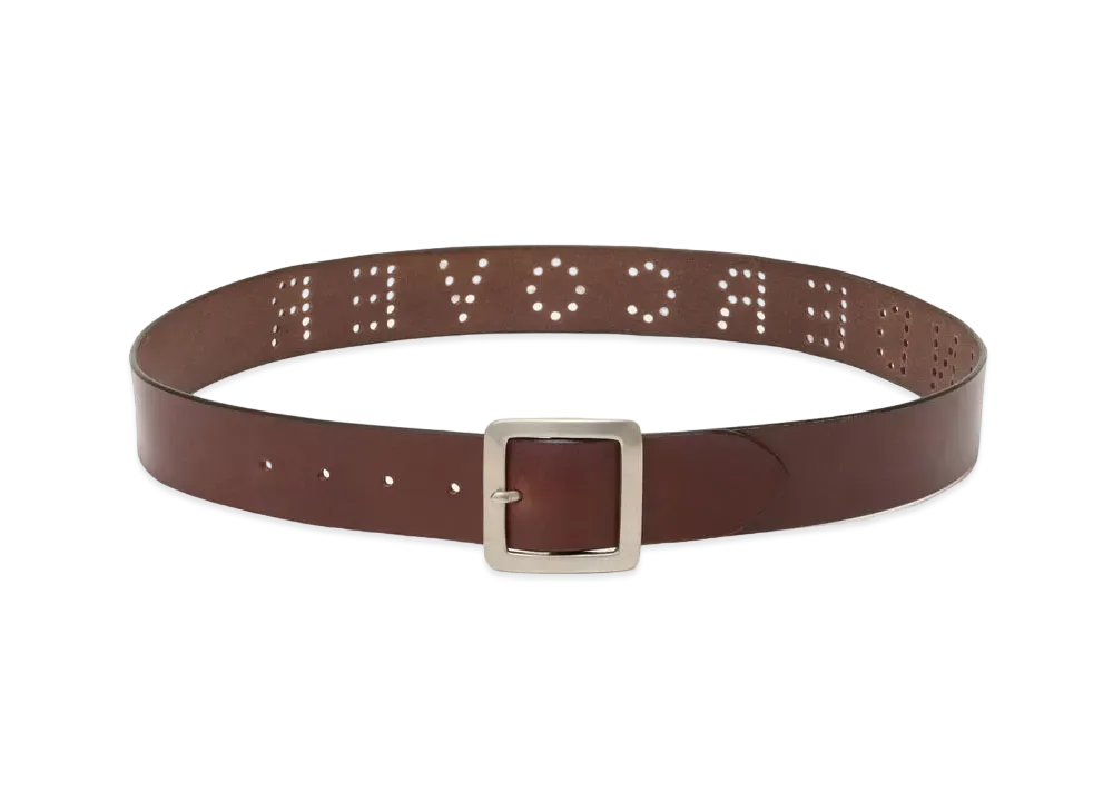 UNDERCOVER Howe Hide Leather Belt "Brown"