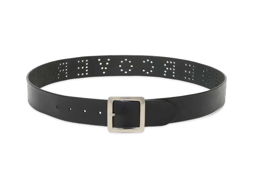 UNDERCOVER Howe Hide Leather Belt "Black"