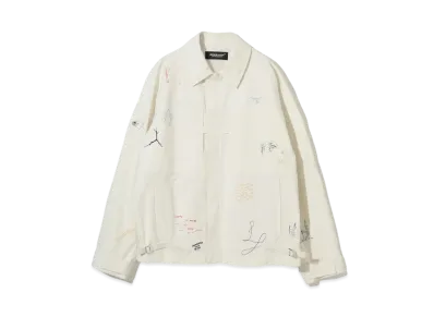 UNDERCOVER Cotton Zip-Up Blouson "Off White"