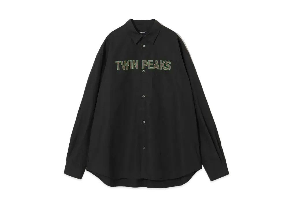 UNDERCOVER Twin Peaks Cotton Typewriter Shirt "Black"