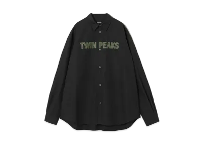 UNDERCOVER Twin Peaks Cotton Typewriter Shirt "Black"