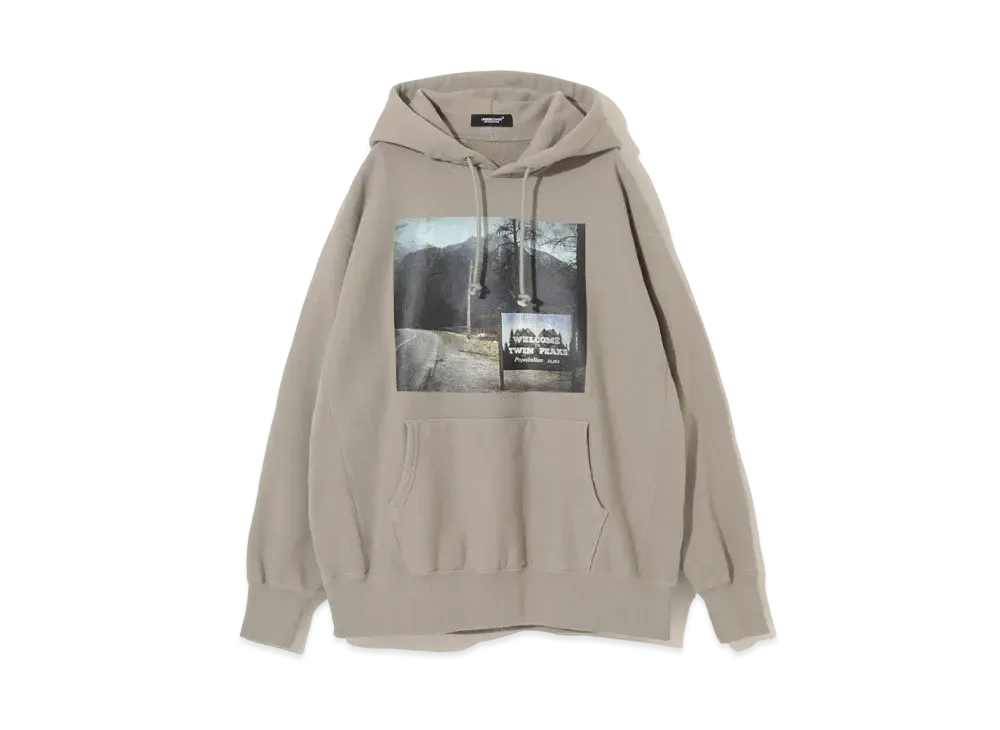 UNDERCOVER Twin Peaks Cotton Sweatshirt Hoodie "Light Green Gray"