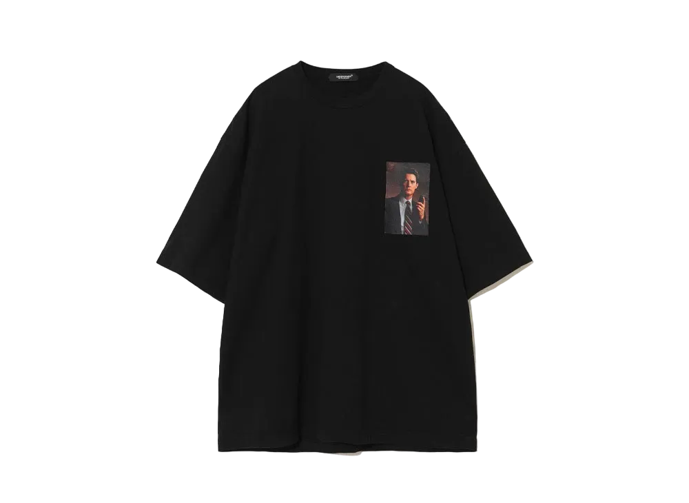 UNDERCOVER Twin Peaks Cotton Wide T-Shirt "Black"
