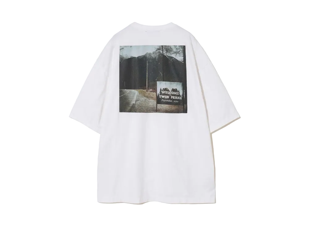 UNDERCOVER Twin Peaks Cotton Wide T-Shirt "White"