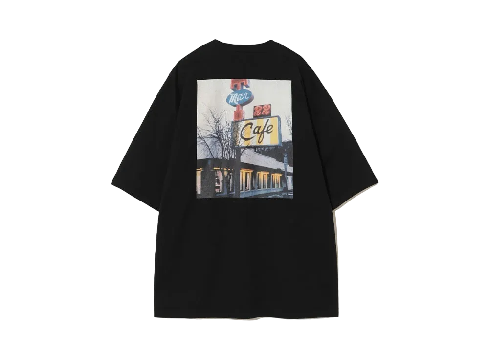 UNDERCOVER Twin Peaks Cotton Wide T-Shirt "Black"