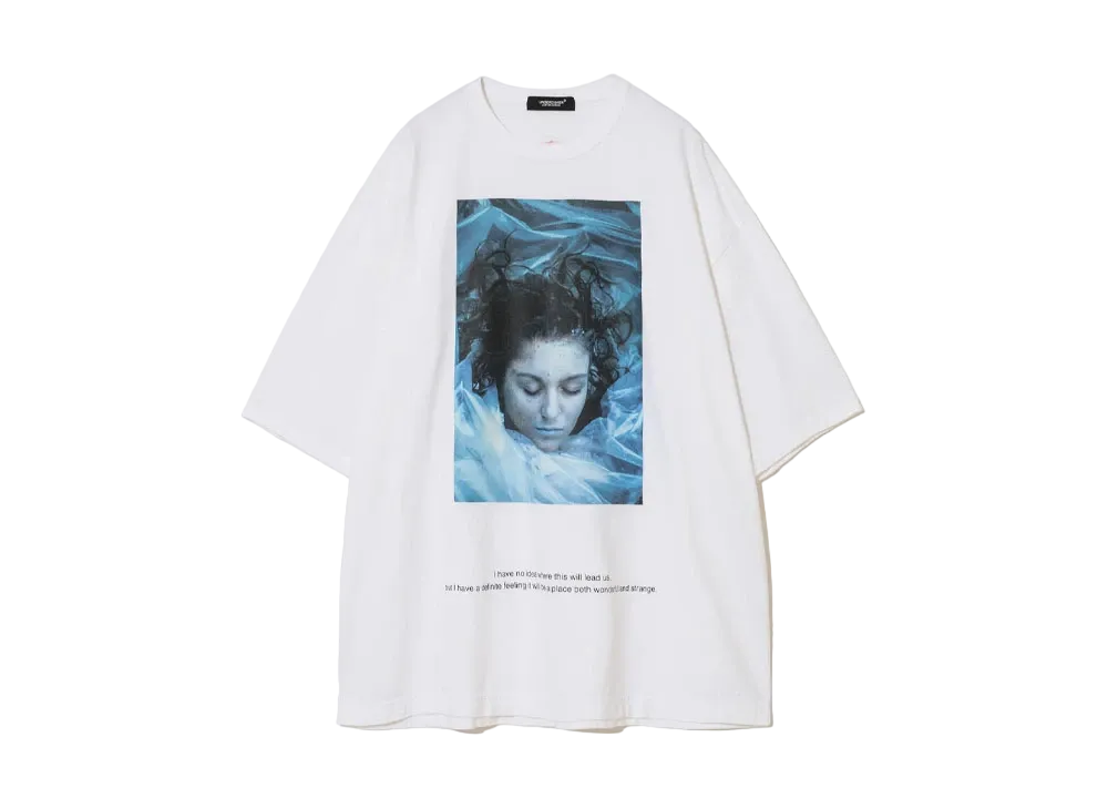 UNDERCOVER Twin Peaks Cotton Wide T-Shirt "White"