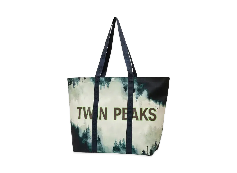UNDERCOVER Twin Peaks 2Way Polyester Tote Bag "Ivory Base"